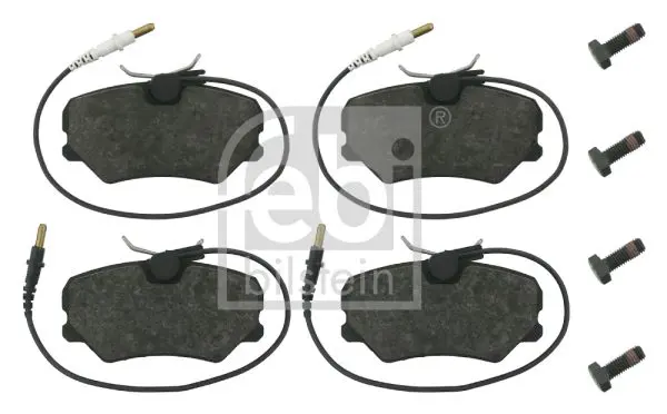 Handler.Part Brake pad set, disc brake Febi 16258 1