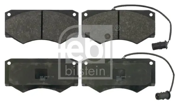 Handler.Part Brake pad set, disc brake Febi 16333 1