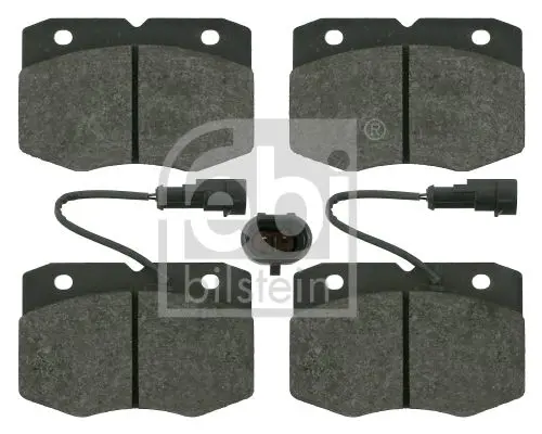 Handler.Part Brake pad set, disc brake Febi 16347 1