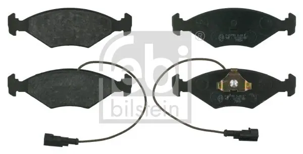 Handler.Part Brake pad set, disc brake Febi 16397 1