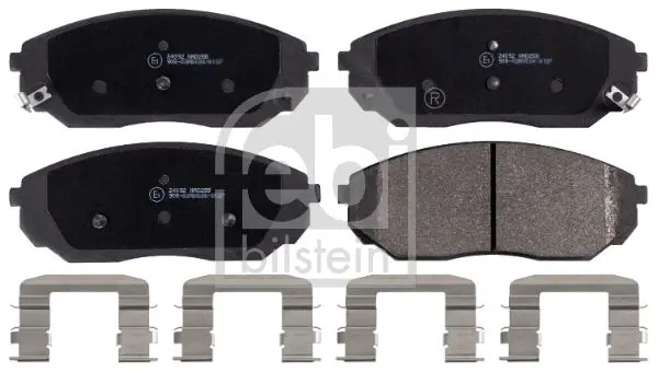 Handler.Part Brake pad set, disc brake Febi 16471 1