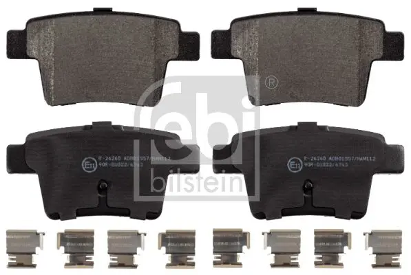 Handler.Part Brake pad set, disc brake Febi 16571 1