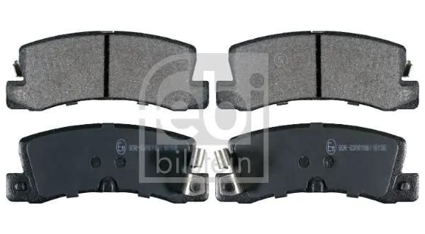 Handler.Part Brake pad set, disc brake Febi 16580 1