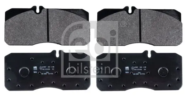 Handler.Part Brake pad set, disc brake Febi 16561 1