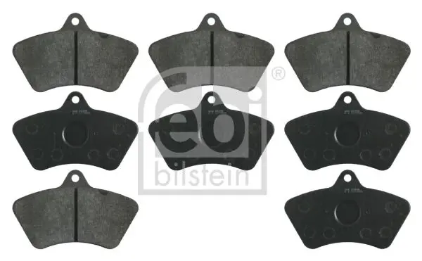 Handler.Part Brake pad set, disc brake Febi 16568 1