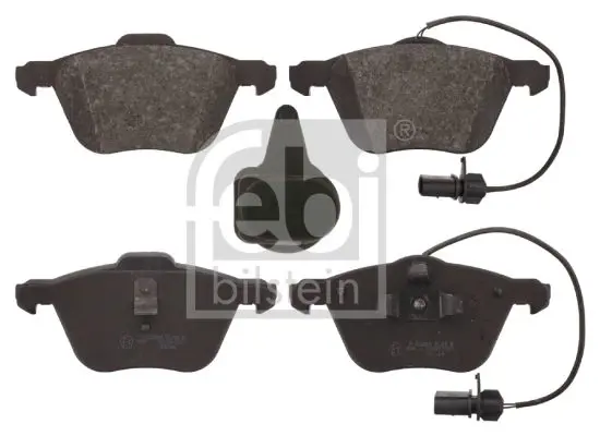 Handler.Part Brake pad set, disc brake Febi 16629 1