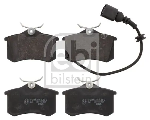 Handler.Part Brake pad set, disc brake Febi 16639 1