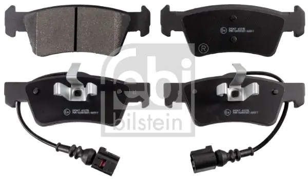 Handler.Part Brake pad set, disc brake Febi 16669 1