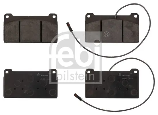 Handler.Part Brake pad set, disc brake Febi 16696 1