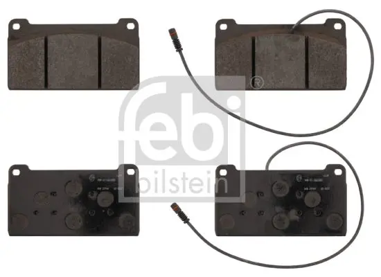 Handler.Part Brake pad set, disc brake Febi 16697 1