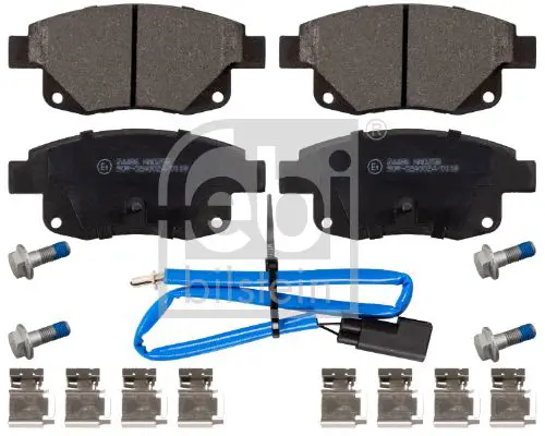 Handler.Part Brake pad set, disc brake Febi 16701 1