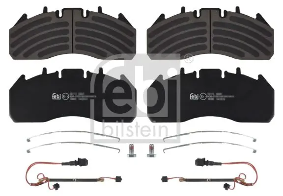 Handler.Part Brake pad set, disc brake Febi 16690 1