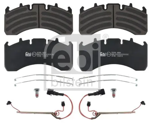 Handler.Part Brake pad set, disc brake Febi 16780 1