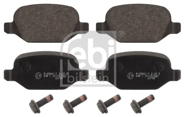 Handler.Part Brake pad set, disc brake Febi 16853 1