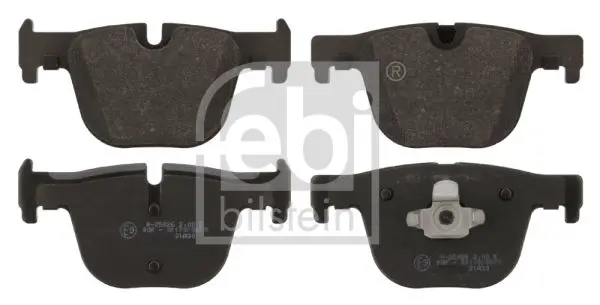 Handler.Part Brake pad set, disc brake Febi 16867 1