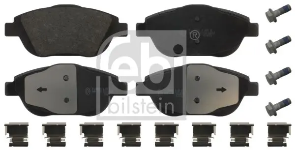 Handler.Part Brake pad set, disc brake Febi 16875 1