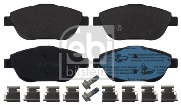 Handler.Part Brake pad set, disc brake Febi 16888 1