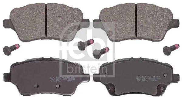 Handler.Part Brake pad set, disc brake Febi 16915 1