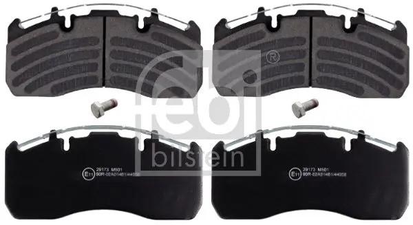 Handler.Part Brake pad set, disc brake Febi 16906 1