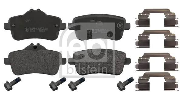 Handler.Part Brake pad set, disc brake Febi 16990 1