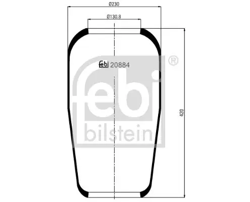 Handler.Part Boot, air suspension Febi 20884 1