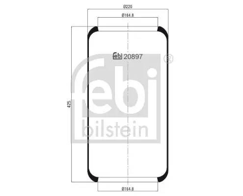 Handler.Part Boot, air suspension Febi 20897 1