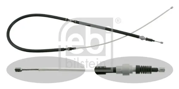 Handler.Part Cable, parking brake Febi 22886 1