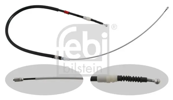 Handler.Part Cable, parking brake Febi 30727 1