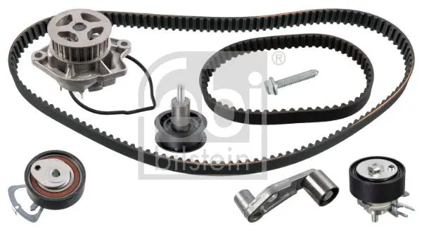 Handler.Part Water pump & timing belt set Febi 32737 1