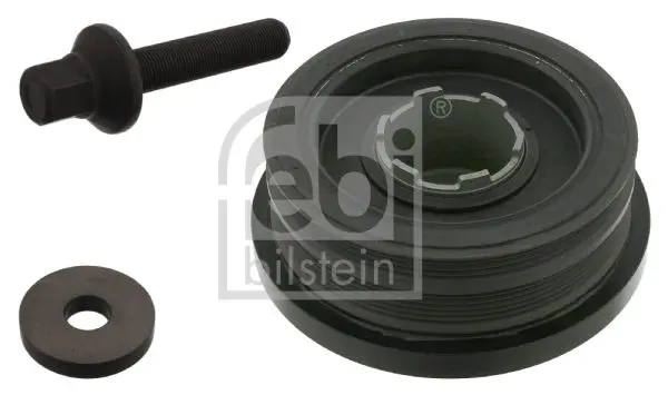 Handler.Part Belt pulley, crankshaft Febi 33595 1