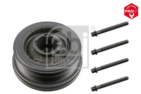 Handler.Part Belt pulley, crankshaft Febi 33602 1