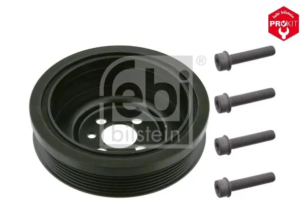 Handler.Part Belt pulley, crankshaft Febi 33654 1