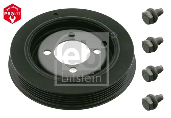 Handler.Part Belt pulley, crankshaft Febi 33787 1