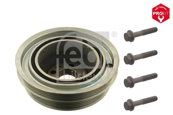 Handler.Part Belt pulley, crankshaft Febi 33815 1