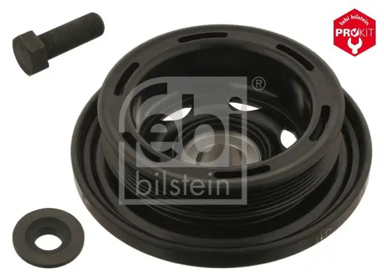 Handler.Part Belt pulley, crankshaft Febi 33600 1