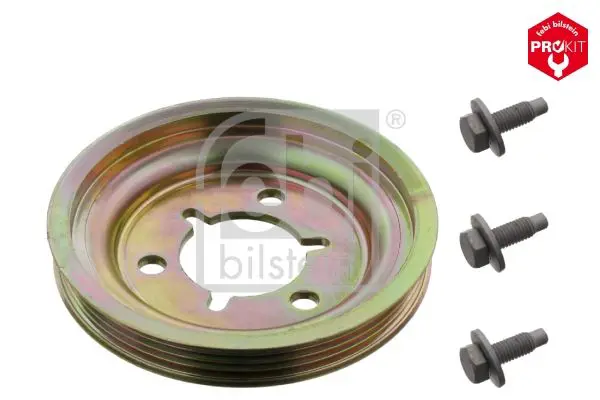 Handler.Part Belt pulley, crankshaft Febi 33806 1