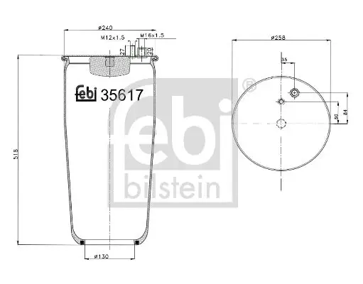 Handler.Part Boot, air suspension Febi 35617 1