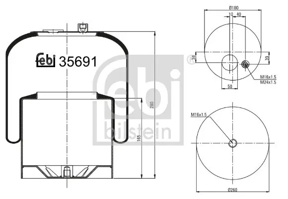 Handler.Part Boot, air suspension Febi 35691 1