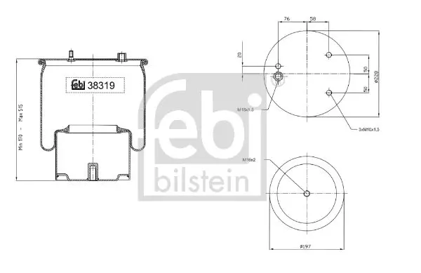 Handler.Part Boot, air suspension Febi 38319 1