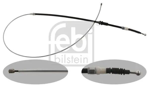 Handler.Part Cable, parking brake Febi 37218 1