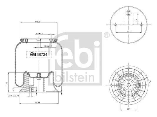 Handler.Part Pump, fuel pre-supply Febi 39915 1