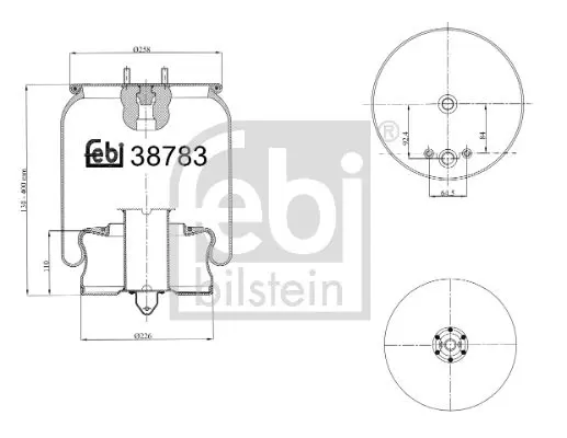 Handler.Part Boot, air suspension Febi 38783 1