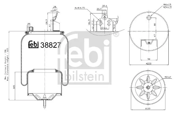 Handler.Part Boot, air suspension Febi 38827 1