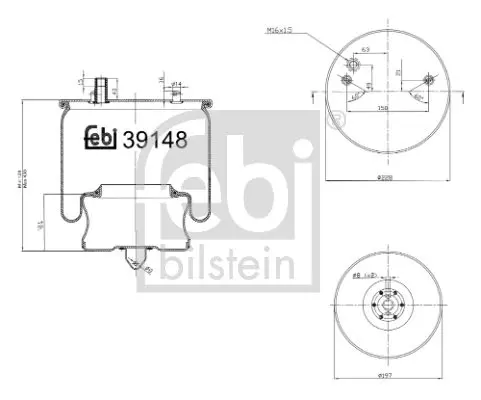 Handler.Part Boot, air suspension Febi 39148 1