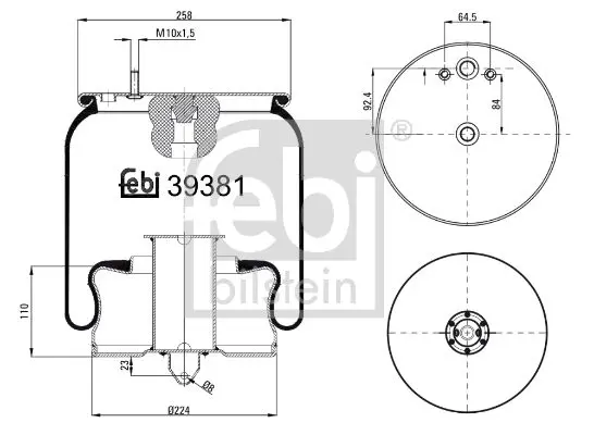 Handler.Part Boot, air suspension Febi 39381 1