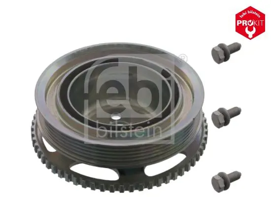 Handler.Part Belt pulley, crankshaft Febi 44815 1