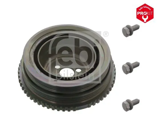 Handler.Part Belt pulley, crankshaft Febi 44817 1