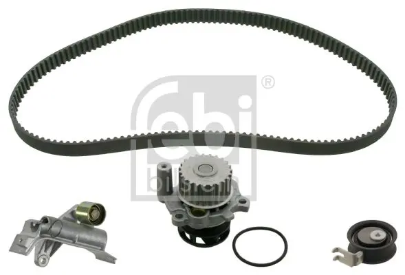 Handler.Part Water pump & timing belt set Febi 45128 1