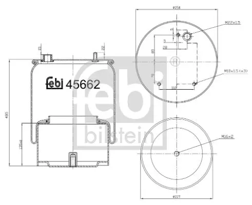 Handler.Part Boot, air suspension Febi 45662 1