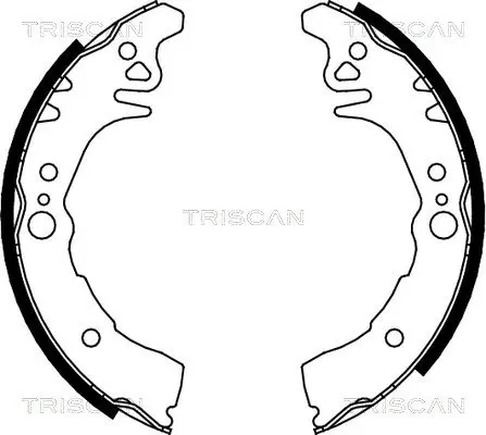 Handler.Part Brake shoe set TRISCAN 810010026 1